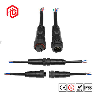 Buy K19 PANEL MOUNT NYLON PLUG IP68 Waterproof Male/Female Copper Contact for Aerospace PCB FPC Solar Power System RF/UHF online manufacture