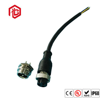Buy Black 5 Pin IP68 Metal Waterproof Plug And Socket online manufacture