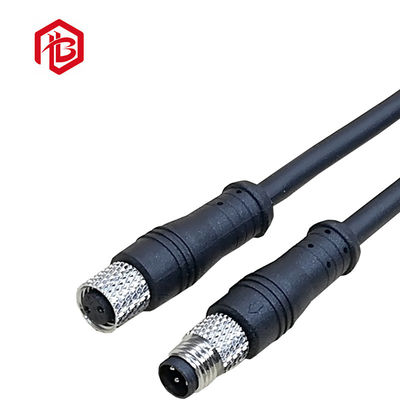 Buy M8 2 3 4 5 pin Custom Waterproof Connector Aviation Metal Straight Head With Line for Automation Equipment Sensing online manufacture