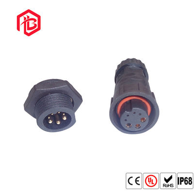 Buy Black Solder K19 4 Pole Waterproof Panel Mount Connector online manufacture