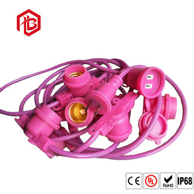 Buy Pink Green Hanging String Light Plastic 300V  E27 Lamp Holder online manufacture