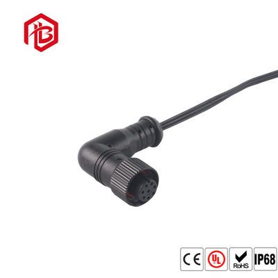 Buy Automotive Moulding Type M12 Waterproof Right Angle Connector online manufacture
