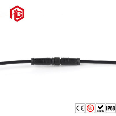 Buy Black White LED Light 2 PIN 3 PIN Watertight Power Connector online manufacture