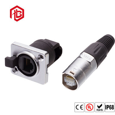 Buy Front Panel Mount 2 3 4 5 Pin Waterproof Ethernet Connector online manufacture
