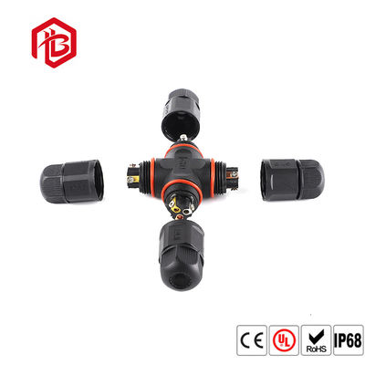 Buy Solderless Screw 3 Pin 4 Pin PA66 Waterproof DC Connectors online manufacture