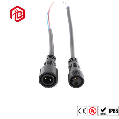 Buy Pvc M18 IP67 Male Female Connector 2 Pin Waterproof Connector online manufacture