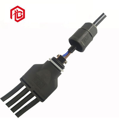 Buy Rohs Nylon Waterproof Circular Connector 3 Pin Screw Lighting Strip online manufacture
