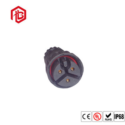 Buy Male To Female Ip67 M23 Molded Cable Connector 3 Pin PA66 Nylon Material online manufacture