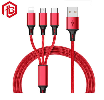 Buy 3 In 1 5A 100W Fast Charging Data Cable Mobile Phone Charger Cable online manufacture