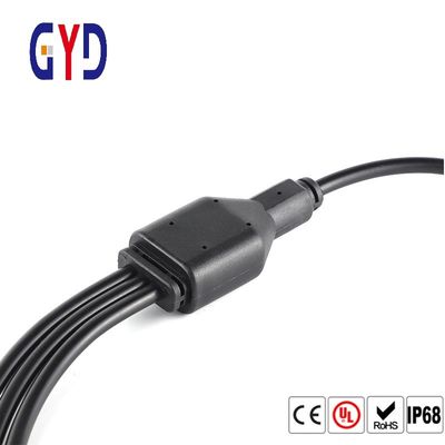 Buy Y Splitter IP67 Fast Charging Data Cable 3 Way Waterproof 2 3 Pole online manufacture