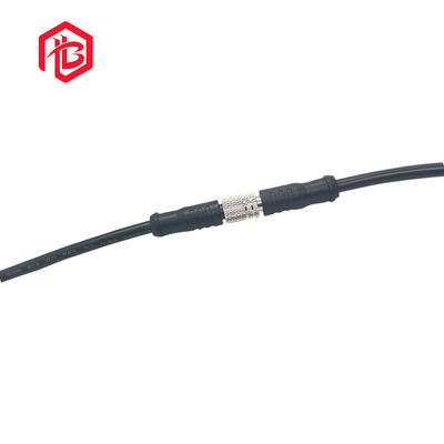 Buy 2 3 4 Pole Metal Nylon Waterproof Cable Connector M8 Soldering Connection For Sensor online manufacture