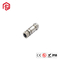 M8 M16 M15 Electric Plug Waterproof 2 3 4 5 6 Pin M12 Cable Connector For LED Lighting Outdoor