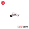 IP67 Waterproof D Code Male Aviation Cable M12 Connector 4 Pin