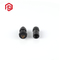 M12 Front Panel Mount Male And Female Straight Through Connector Led Waterproof Cable Black Plug 3pin