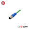 90 Degree Right Angle Connector A Code 5 Pin Male Connector M12 Straight N Right Angle Plug