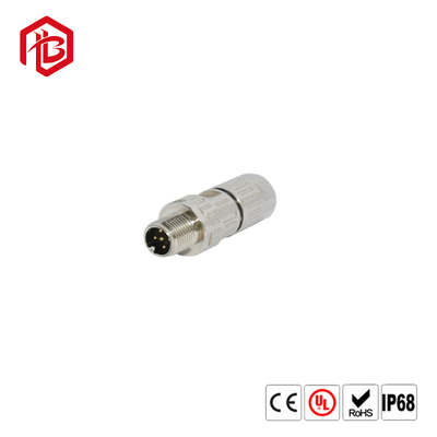 M12 4 Pin Female Field Wireable Plastic Assembly Cable Plug Waterproof Ip67 Aviation Connector