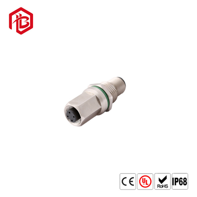 M12 12 3 4 5 6Pin Ethernet 2 Pin Waterproof Cable Connector Underground