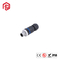 8 Pin Waterproof Molded Plug With Cable M12 Connector