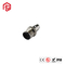 M12 4 Pin Aviation Cable Connector For Pcb Board Metal Connector Plug+Socket Coupler