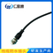 Custom IP67 M12 8 Pin Female To RJ45 Shielded Connector Cable