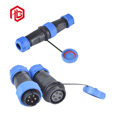 SP13 Series 3 Pin IP68 Plastic Circular Connector For LED Screen 7 9 Pin Waterproof Cable