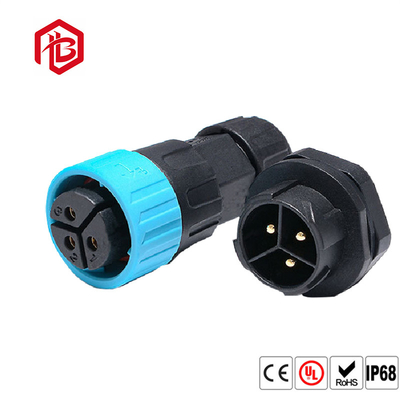 250V 5A Circular Waterproof Connector Straight/Angled For Industrial Applications