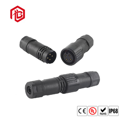 250V 5A Circular Waterproof Connector Straight/Angled For Industrial Applications