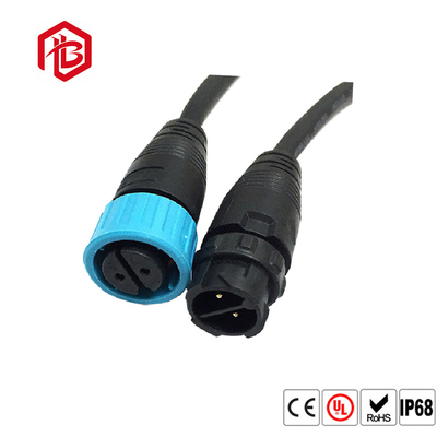 Straight/Angled Water Resistant Cable Connector 5.5mm Circular Panel Mount Connector