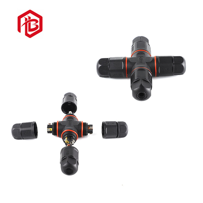 GYD-BETT Outdoor Quick Waterproof Cable Connector Flame Retardant IP68 M20 Cross Shaped Nylon Screw Connection