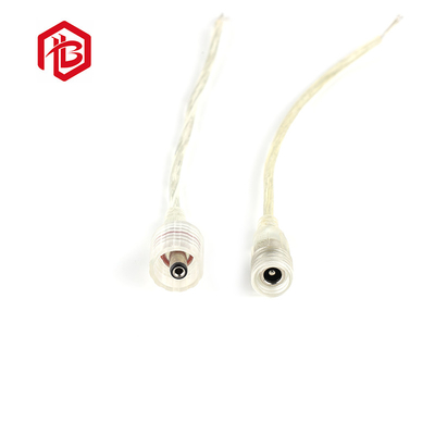 18AWG 5.5mm X 2.1mm Male To Male Power customizable Cable length and size DC 5521 2 Pin Waterproof Plug