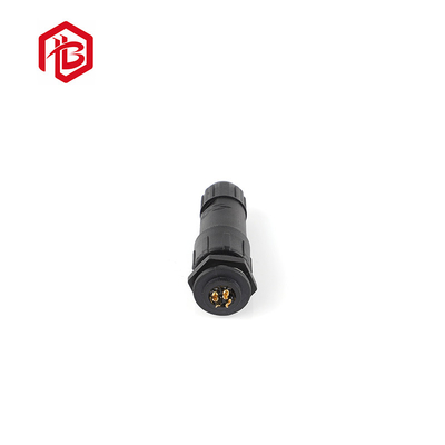 300V m14 panel mount nylon plug black Ambient lighting fixture alarms waterproof cable connector