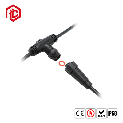 220V Power Terminal Line Led Light With T-Type Waterproof Connector String Cable Connector