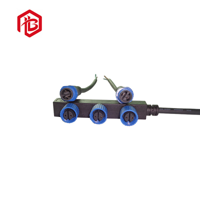 Nylon M15 F Type 4 Pin Waterproof Plug Power Signal Hybrid Waterproof Aviation Plug Solar Strip Connector