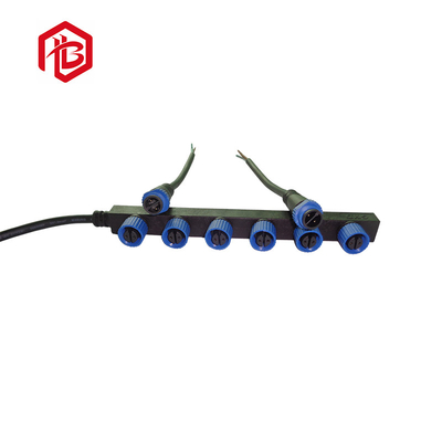 Nylon M15 F Type 4 Pin Waterproof Plug Power Signal Hybrid Waterproof Aviation Plug Solar Strip Connector