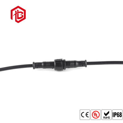 Male And Female M11 Waterproof Connector LED Light 2 3 4 5 Pin PVC Integrated Injection Molded Plug