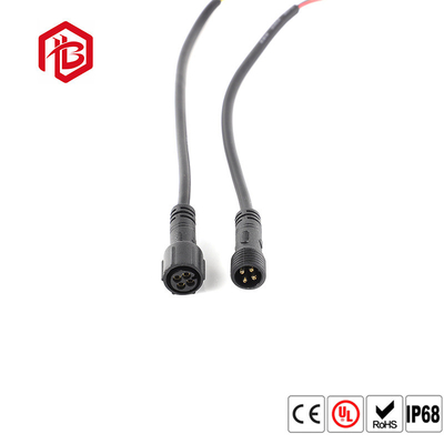 Customized M10 4 Pin Circular PVC Waterproof Connector for Street Lamp and Shared Bicycle