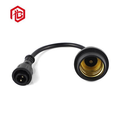 PVC Material Waterproof E27 Lamp Holder for -20C-80C Temperature Range and Resistance