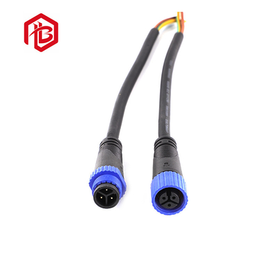 Outdoor Lighting Waterproof Connector M15 Male And Female Docking IP68 with Operating Rating -40C- 105C