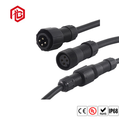 Integrated Injection Molding M19 Waterproof Connection Line for Contact Connector and Black Strip Line Length Requirements