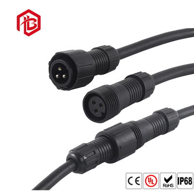 Integrated Injection Molding M19 Waterproof Connection Line for Contact Connector and Black Strip Line Length Requirements