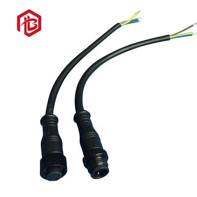 M16 Metal Outdoor LED Lamp Plug Connector 6 Pin Waterproof Wire Male And Female Connectors