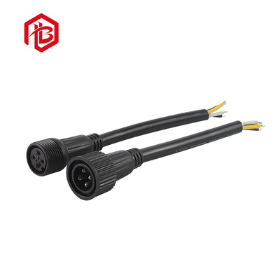 Outdoor Lighting IP67 Waterproof Cable LED Connection Cable with 2-5 Pins Male And Female Plug in Black/White Color