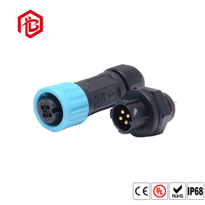 A12 Wire To Wire Type Screw Fixing Male Female Quick Lock Type Electrical Wire Connector IP68 Waterproof