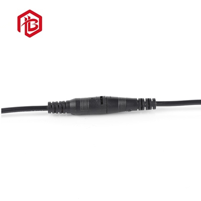 Custom IP68 Waterproof DC5521 DC35135 Male Panel Mount Connectors DC Power Cable with Dust Cover Panel Mounting