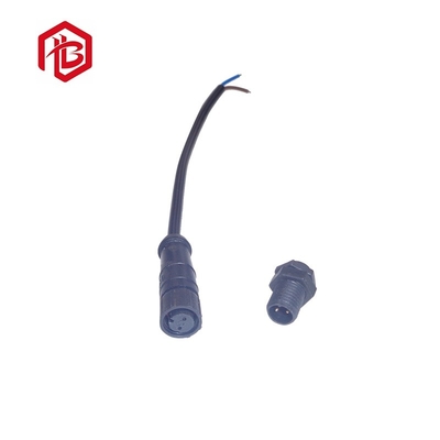 IP68 M8 Waterproof Connector 2-12 Pin 1-50A Nylon Plug