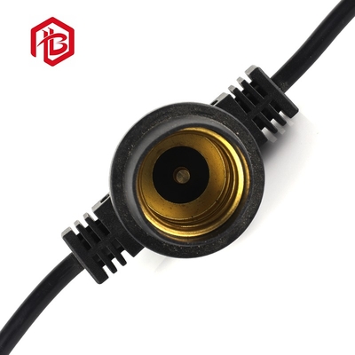 E27 IP67 Waterproof Lamp Holder Connector 2-12 Core 24V DC