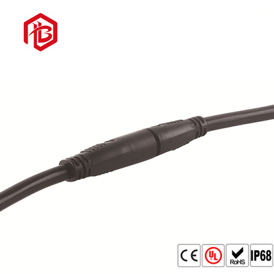 IP68 Waterproof Flat Plug Connector 2-12 Pin 1-50A