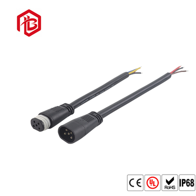 IP68 Waterproof Flat Plug Connector 2-12 Pin 1-50A