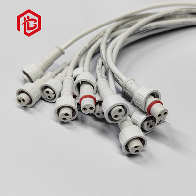 Customized M11 M12 M14 M15 M16 Led Street Waterproof Cable 2 3 4 5 Pin Male Female Docking Extension PVC Power Cord