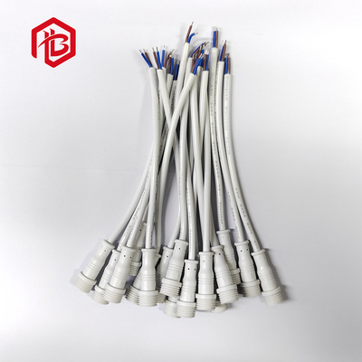 Customized M11 M12 M14 M15 M16 Led Street Waterproof Cable 2 3 4 5 Pin Male Female Docking Extension PVC Power Cord
